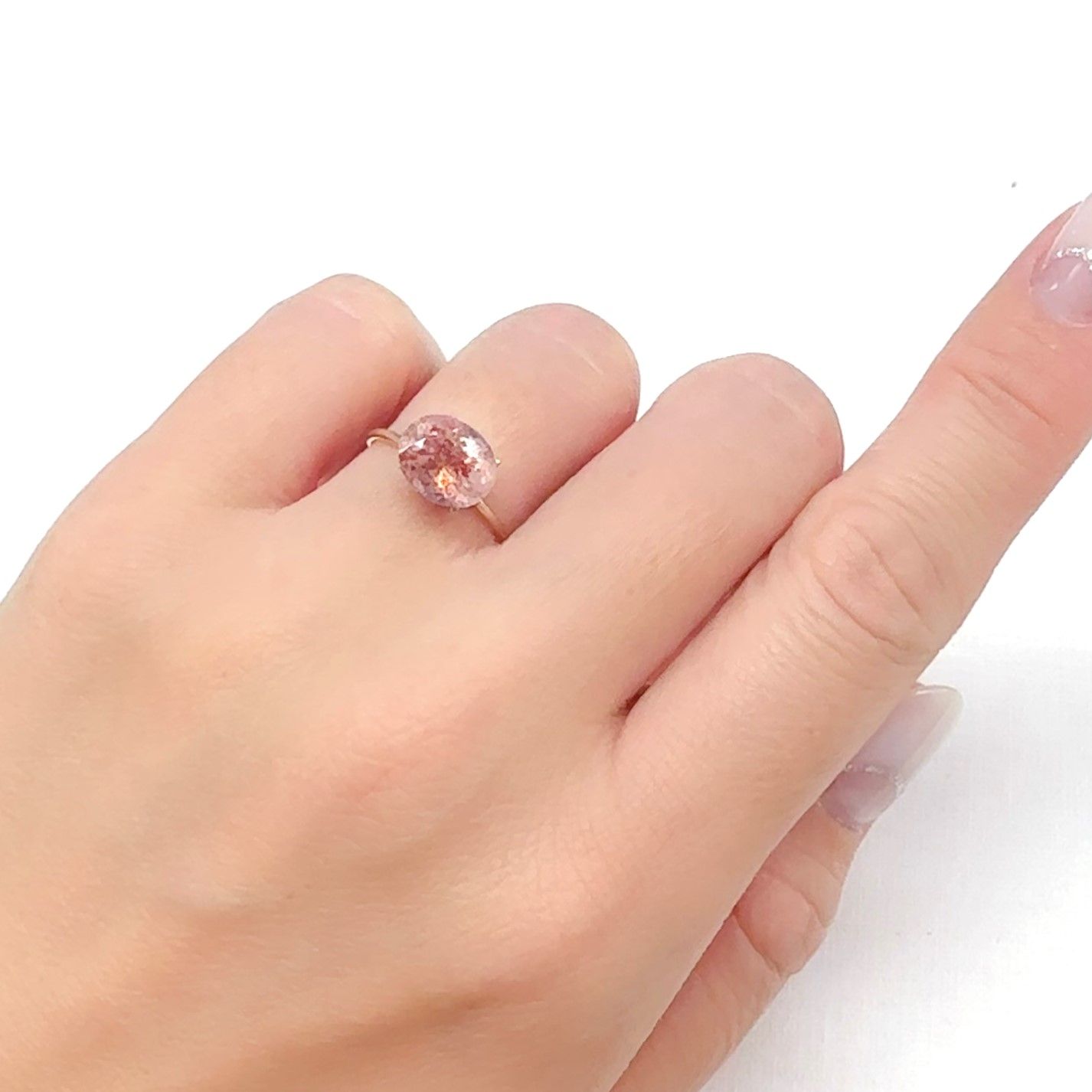 ファイヤークォーツ ナイジェリア産 2.04ct[240326724]9.2x7.6mm前後