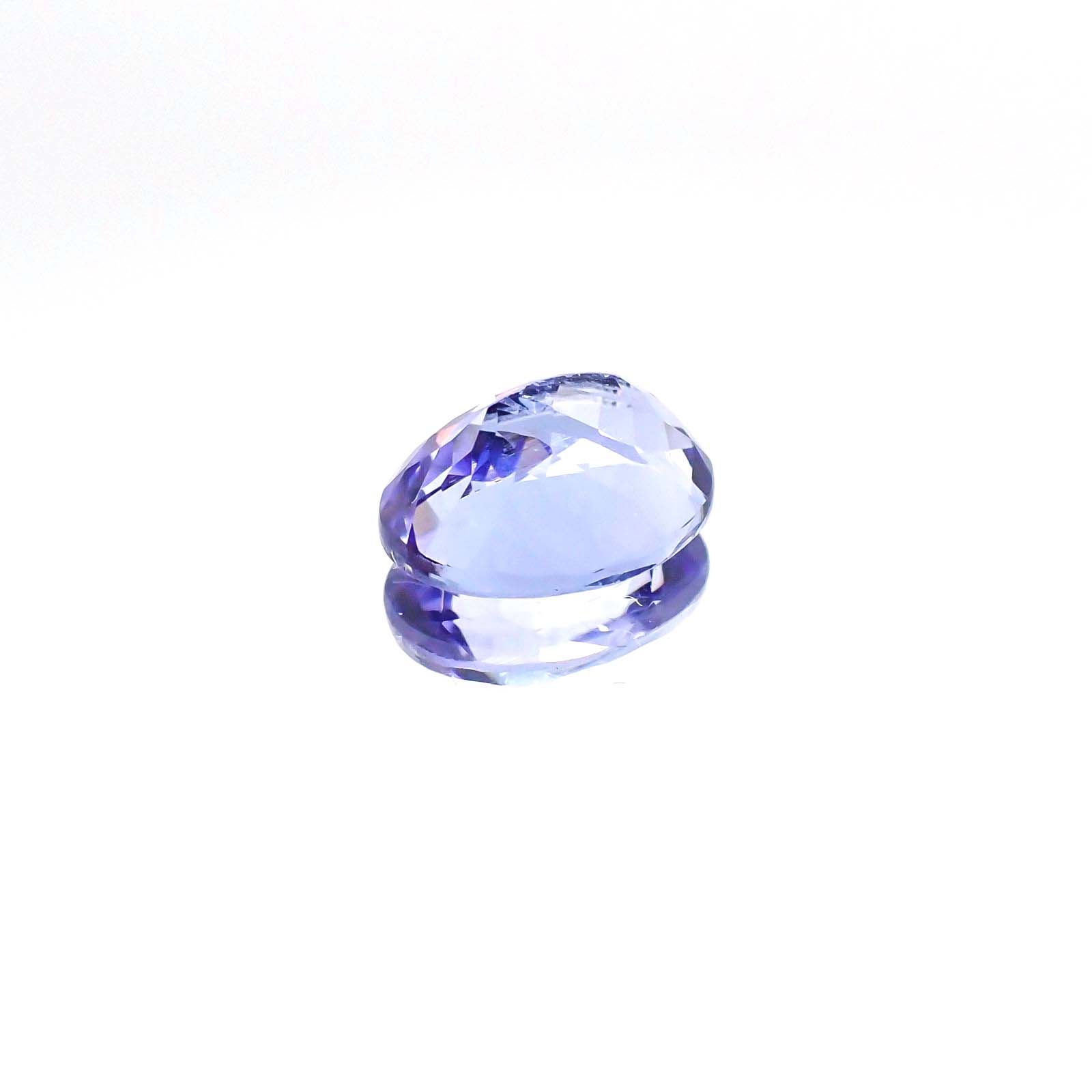 タンザナイト(宝石名タンザナイト)タンザニア産 1.74ct 識別済[230723006]8.5x6.5mm前後