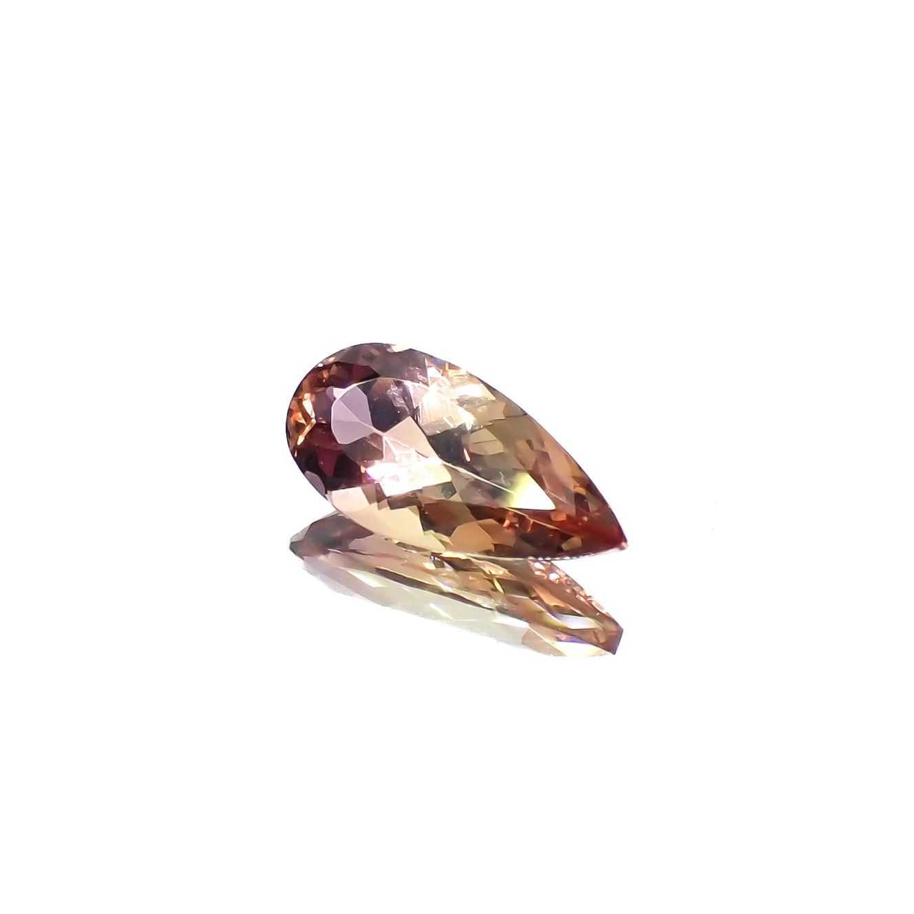 インペリアルトパーズ ブラジル産 1.47ct / 11.3x5.4mm前後 [240326384]