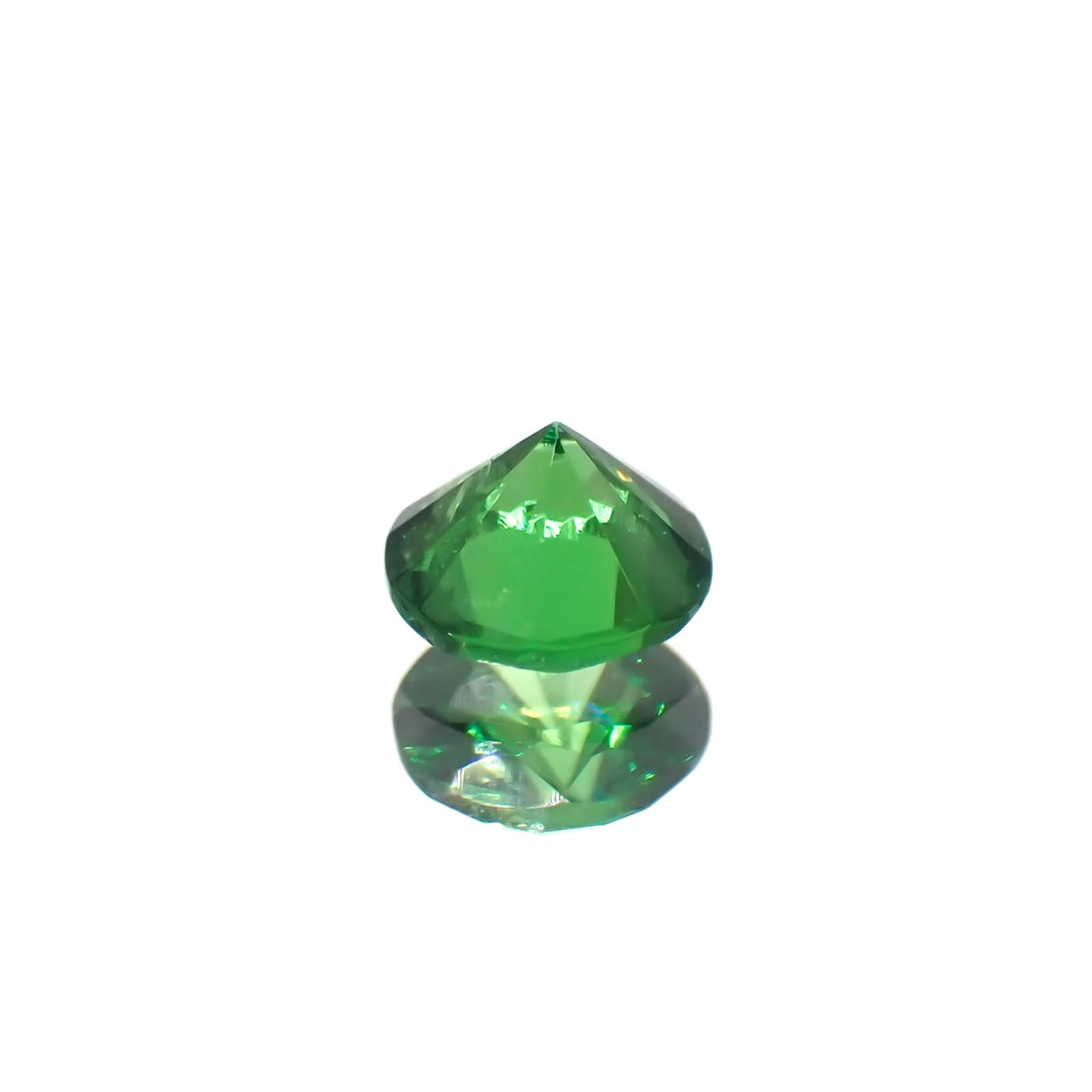 ツァボライト(宝石名グリーン グロッシュラー・ガーネット)タンザニア産 0.15ct 識別済[240226082]3.2x3.2mm前後