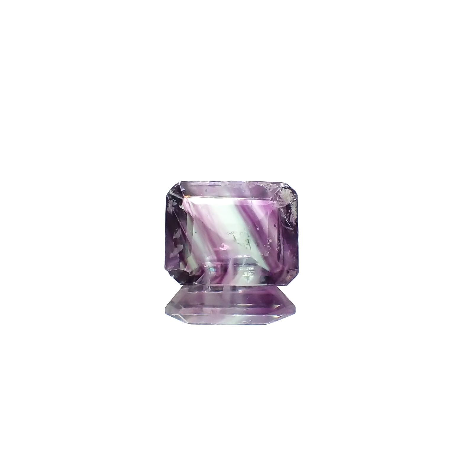 パーティカラーフローライト フルオレッセンス ブラジル産 3.14ct[240326906]10x8mm前後