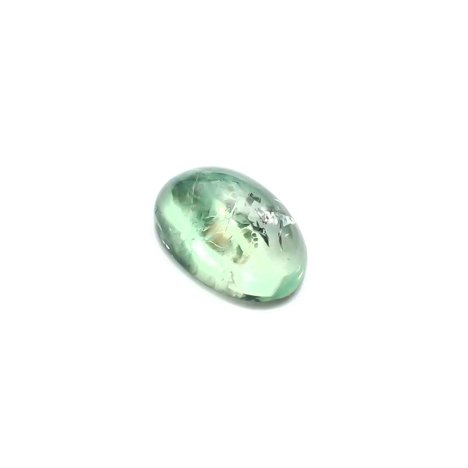 フローライト フルオレッセンス(宝石名フルオライト)イギリス・ロジャリー鉱山産 識別済 3.83ct / 11.5x7.6mm前後 [211113763]