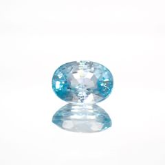 バイカラーブルージルコン カンボジア産 2.20ct[230320980]7.9x5.9mm前後
