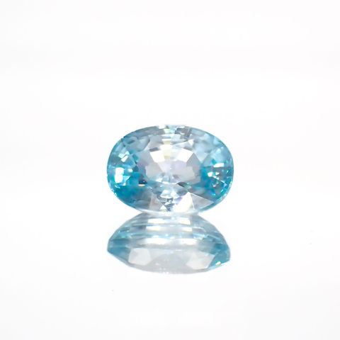 バイカラーブルージルコン カンボジア産 2.20ct[230320980]7.9x5.9mm前後