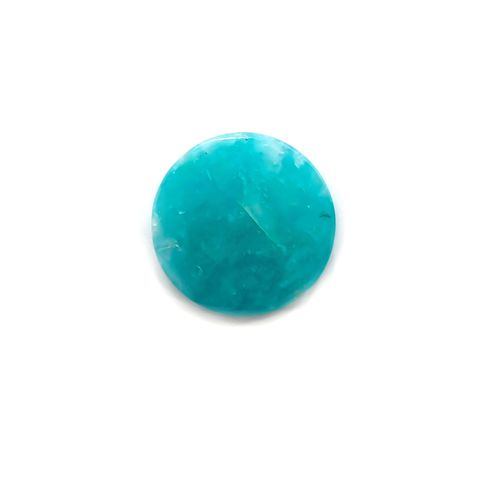 マトリックスアマゾナイト(アマゾナイトインクォーツ/フェルドスパー) ブラジル産 5.32ct[231124156]14.1x14mm前後