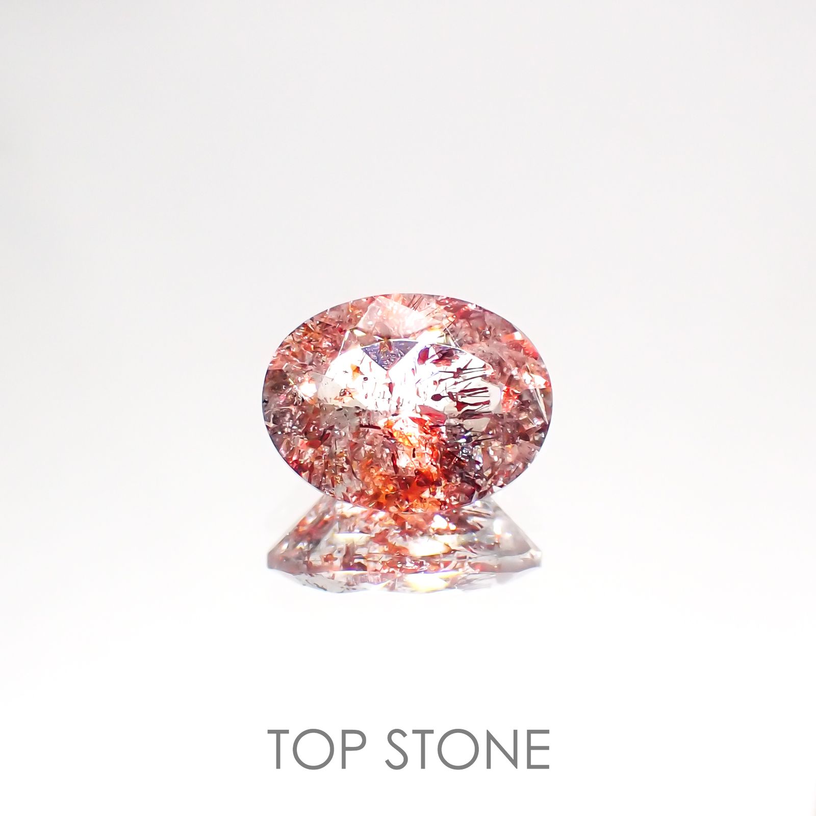 ファイヤークォーツ ナイジェリア産 2.03ct[220114747]10x7.7mm前後