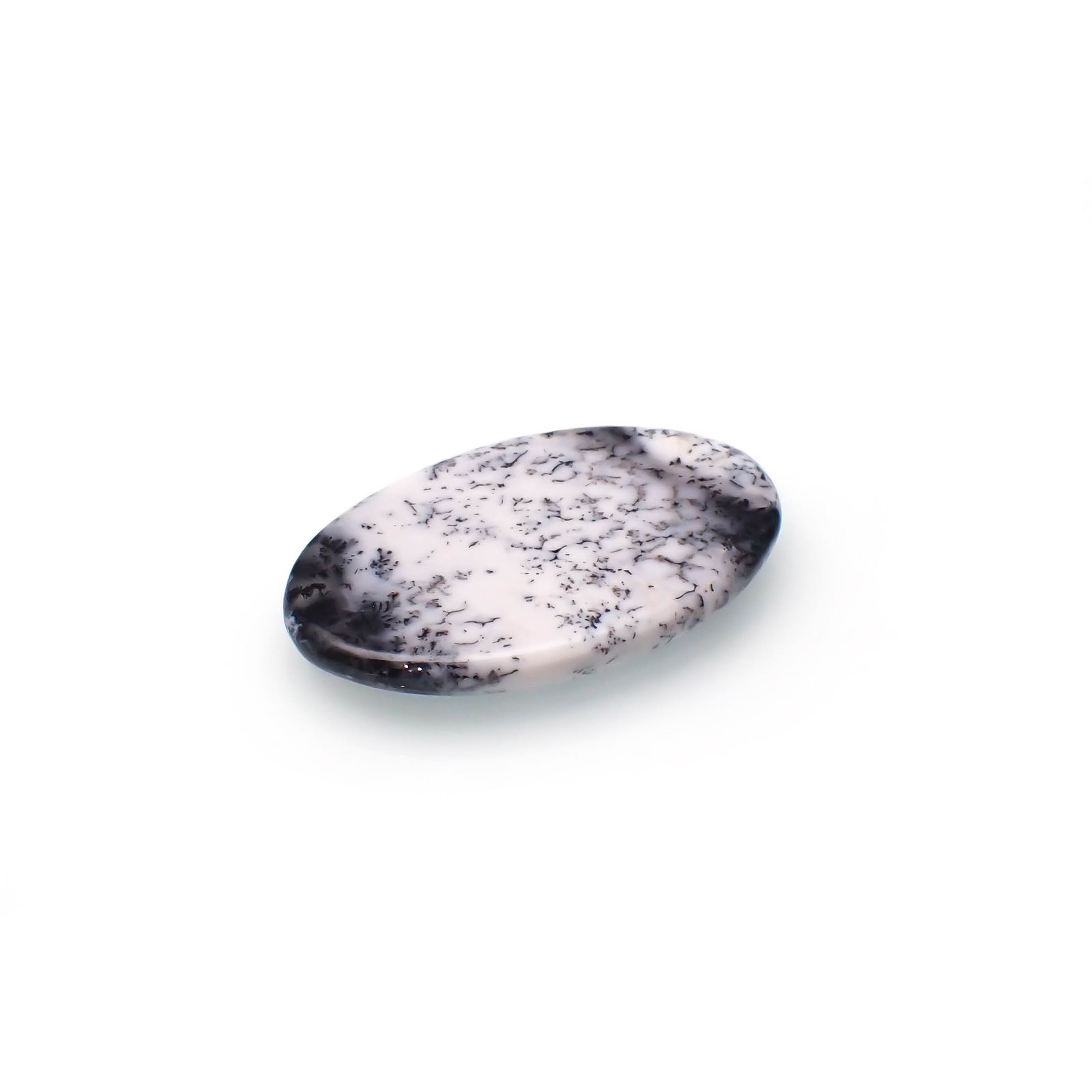 デンドリチックオパール ブラジル産 36.35ct[230722774]37.4x21.8mm前後