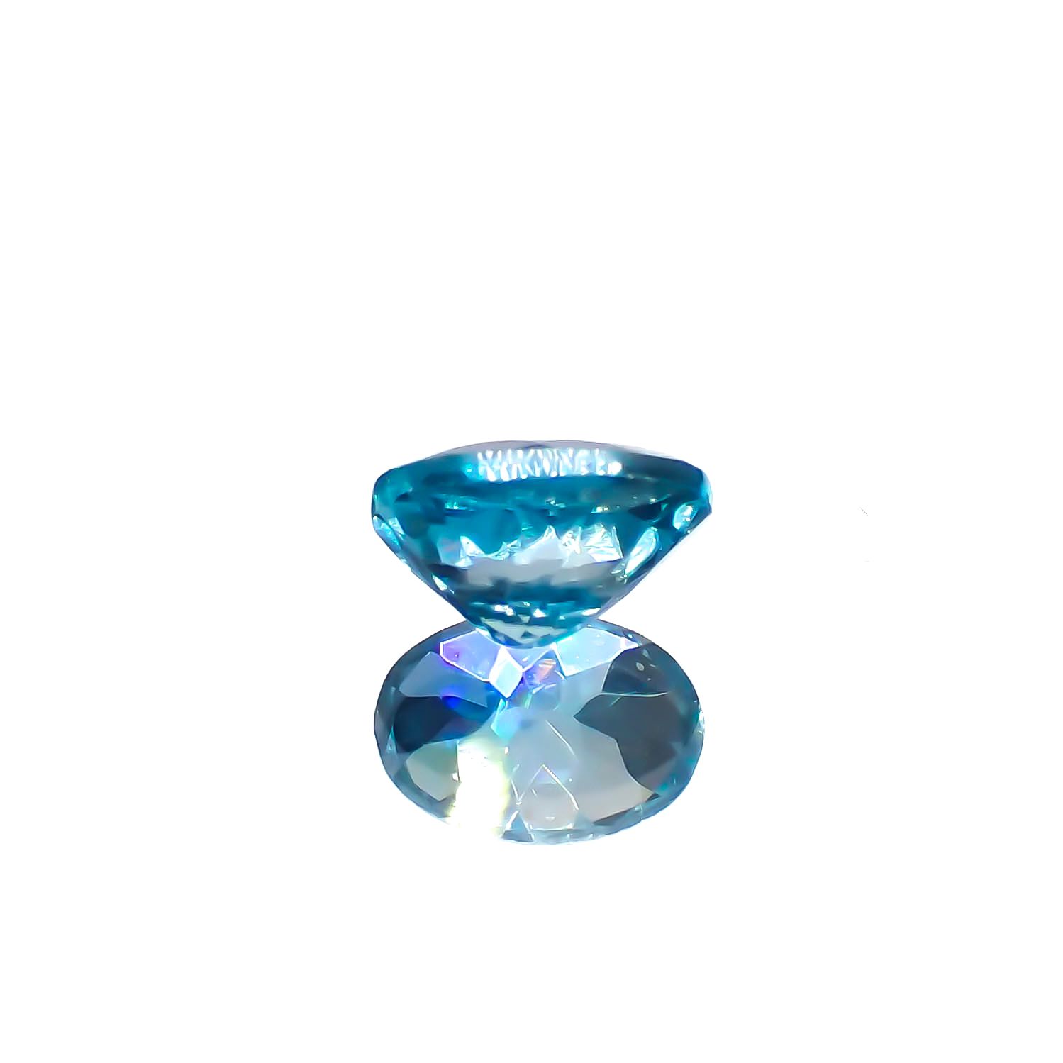 ブルージルコン カンボジア産 0.81ct[230823032]5.9x4.1mm前後