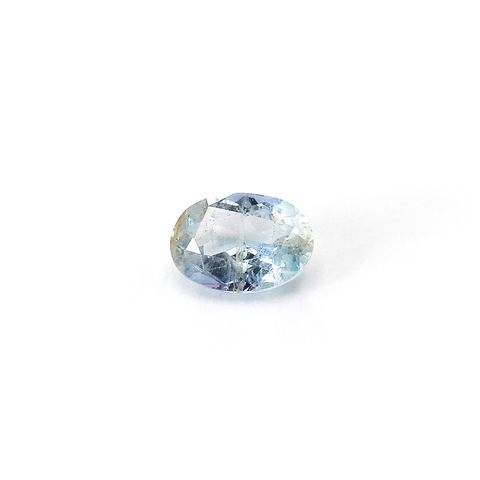 ジェレメジェバイト(宝石名エレメジェバイト)ナミビア産 ソ付(彩珠) 0.759ct / 6.9x4.9mm前後 [220817285]