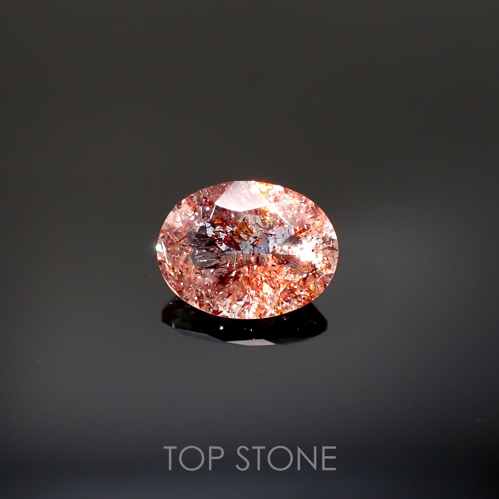 ファイヤークォーツ ナイジェリア産 2.03ct[220114747]10x7.7mm前後