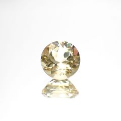 イエローベリル(宝石名イエロー・ベリル)ブラジル産 1.41ct 識別済[220114231]7.2x7.2mm前後