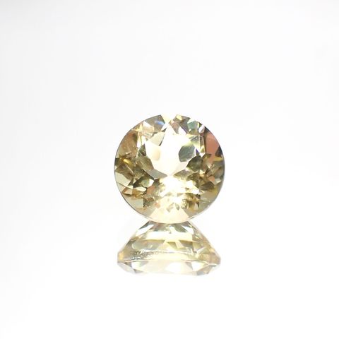 イエローベリル(宝石名イエロー・ベリル)ブラジル産 1.41ct 識別済[220114231]7.2x7.2mm前後