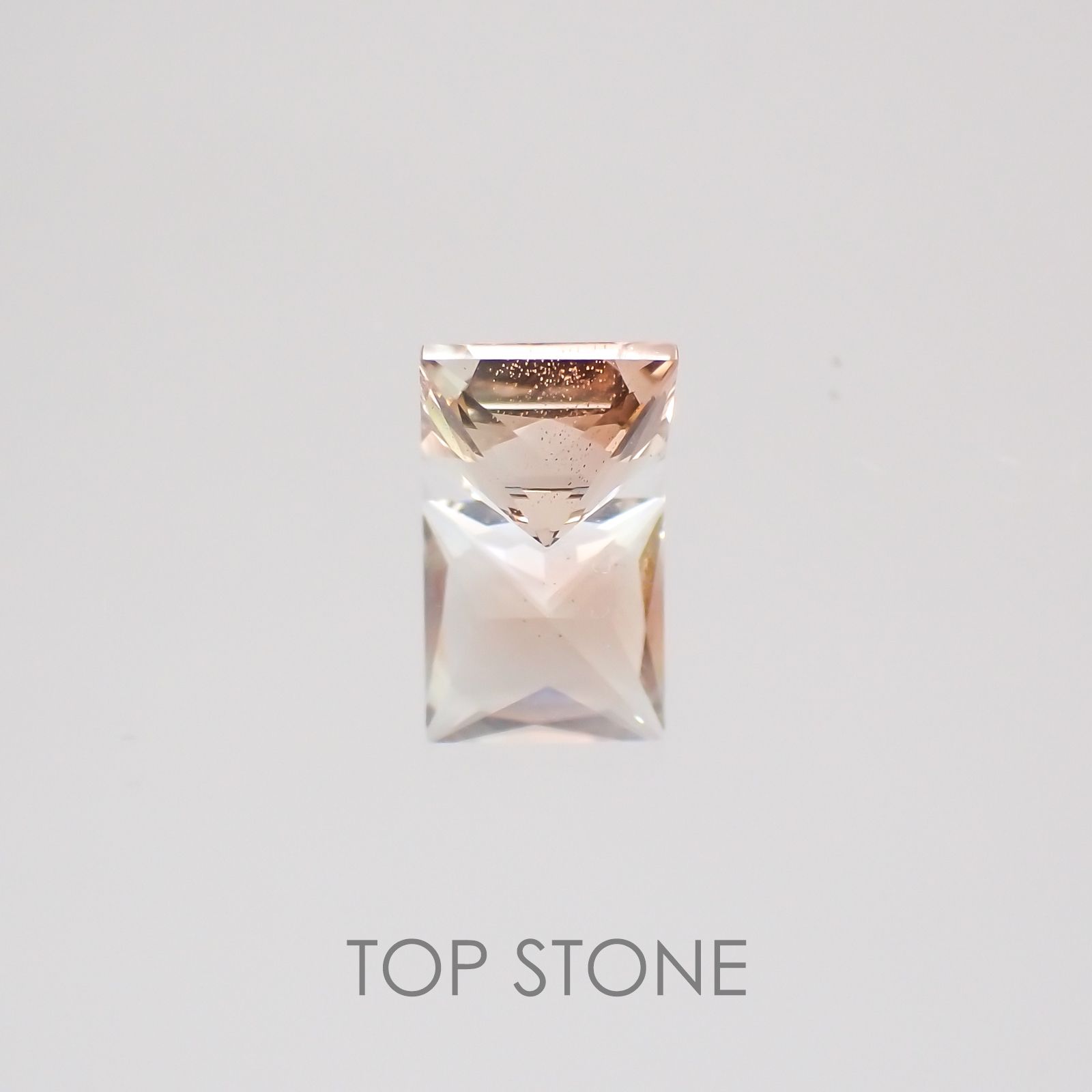 ◇プリンセスカット◇オレゴンサンストーン アメリカ産 ルース 0.59ct[20128878]4.9×4.9mm前後