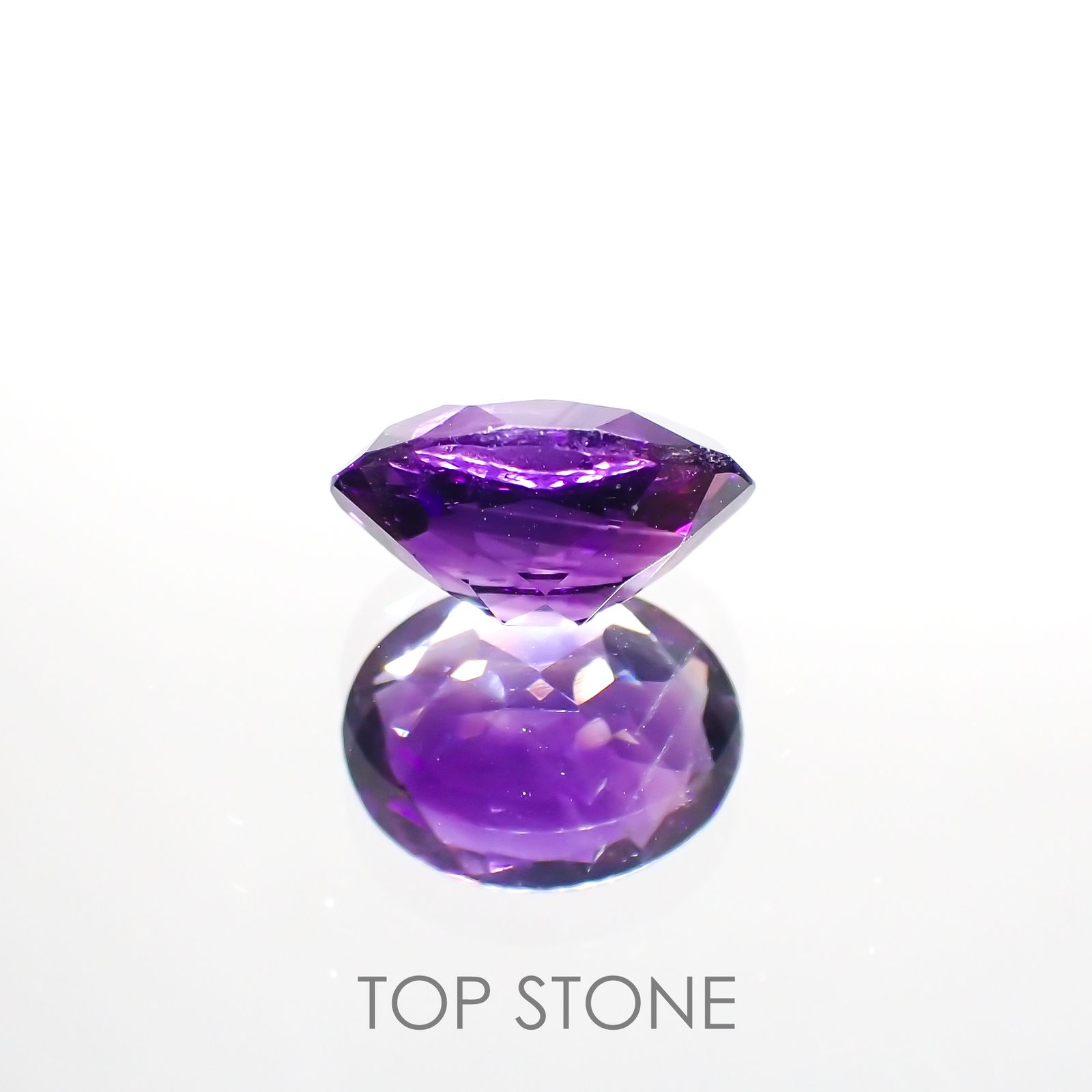 カラーシフトアメジスト(宝石名アメシスト)ブラジル/ウルグアイ産 1.57ct 識別済[220113965]9x7.1mm前後