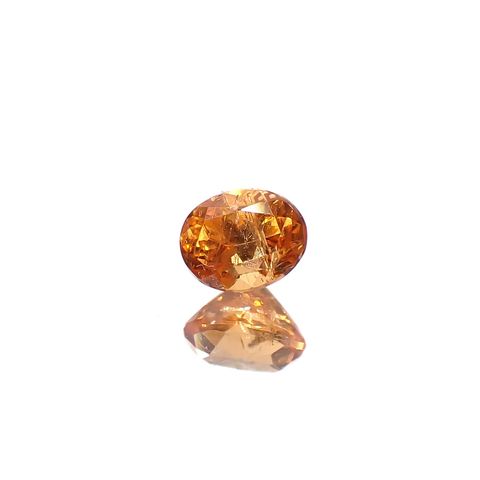 マンダリンガーネット マダガスカル産 0.22ct[240628227]3.5x2.8mm前後