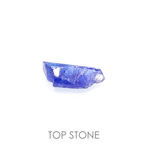 バイカラータンザナイト 原石 タンザニア産 3.14ct[220515865]14.4x6mm前後