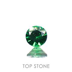 ツァボライト(宝石名ガーネット)タンザニア産 0.11ct 識別済[230120285]3x3mm前後