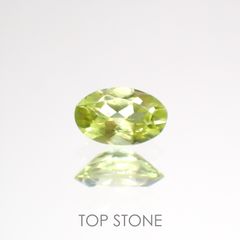 パロットクリソベリル(宝石名クリソベリル)インド産 0.26ct 識別済[220114511]4.8x3.1mm前後