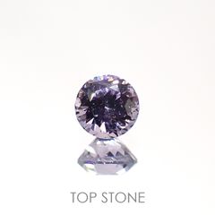 バイオレットスピネル(宝石名スピネル)ビルマ/マダガスカル産 0.51ct 識別済[220114565]4.5x4.5mm前後