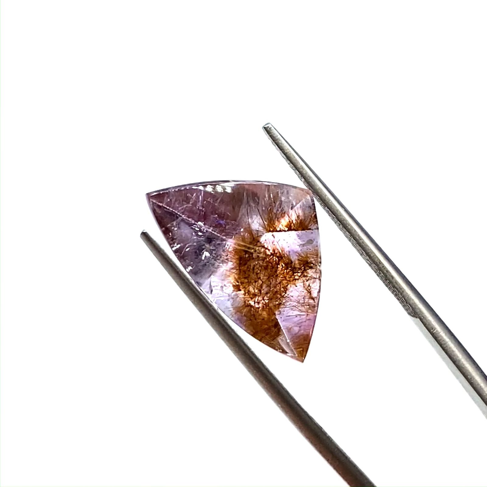 ゲーサイトインアメジスト ブラジル産 7.33ct / 18.1x11.6mm前後