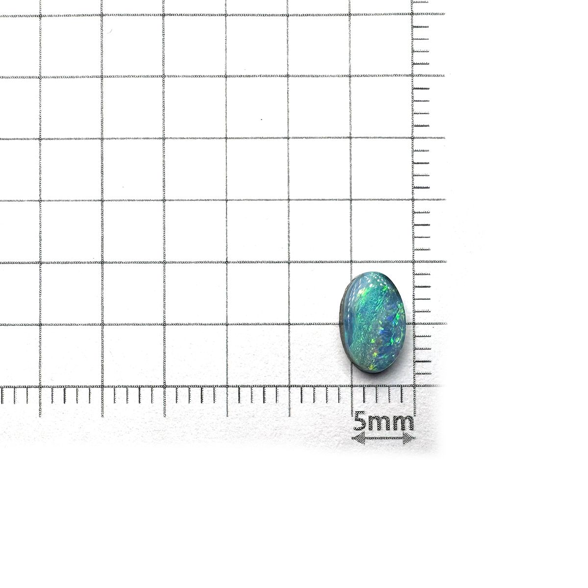ボルダーオパール 原石磨き オーストラリア産 0.79ct[231225150]8x5mm前後