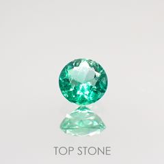 エメラルド(宝石名エメラルド) コロンビア産 0.18ct 識別済[210913160]3.7×3.7mm前後