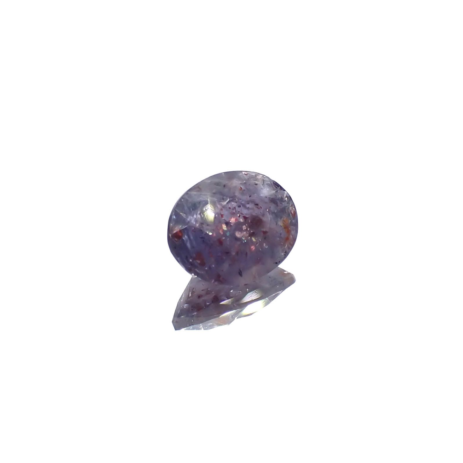 ブラッドショットアイオライト インド産 1.47ct[230622531]8.9x7.1mm前後