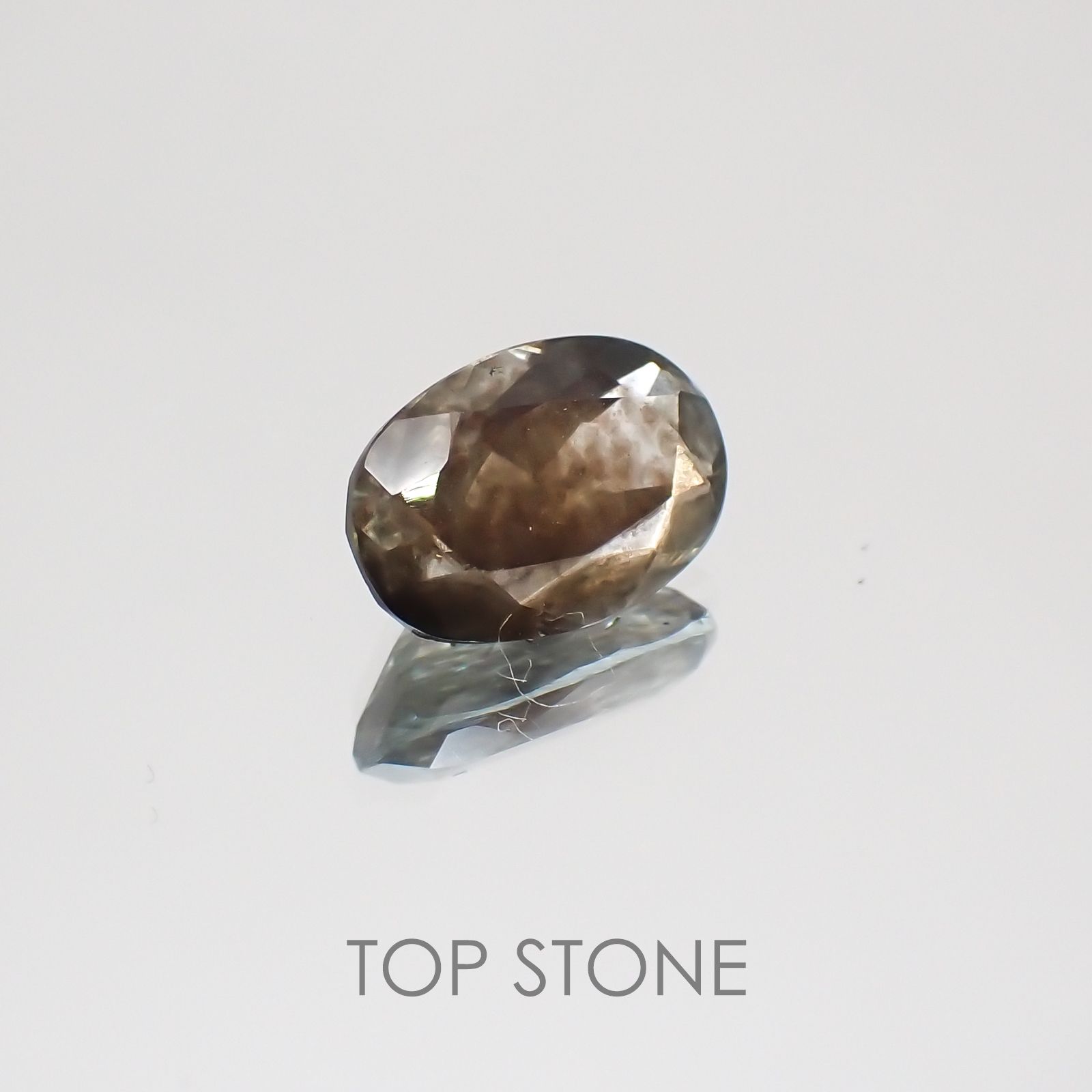 アベンチュリン アクアマリン ブラジル産 ルース 1.544ct ソーティング付き[21019216]9.5×6.6mm前後