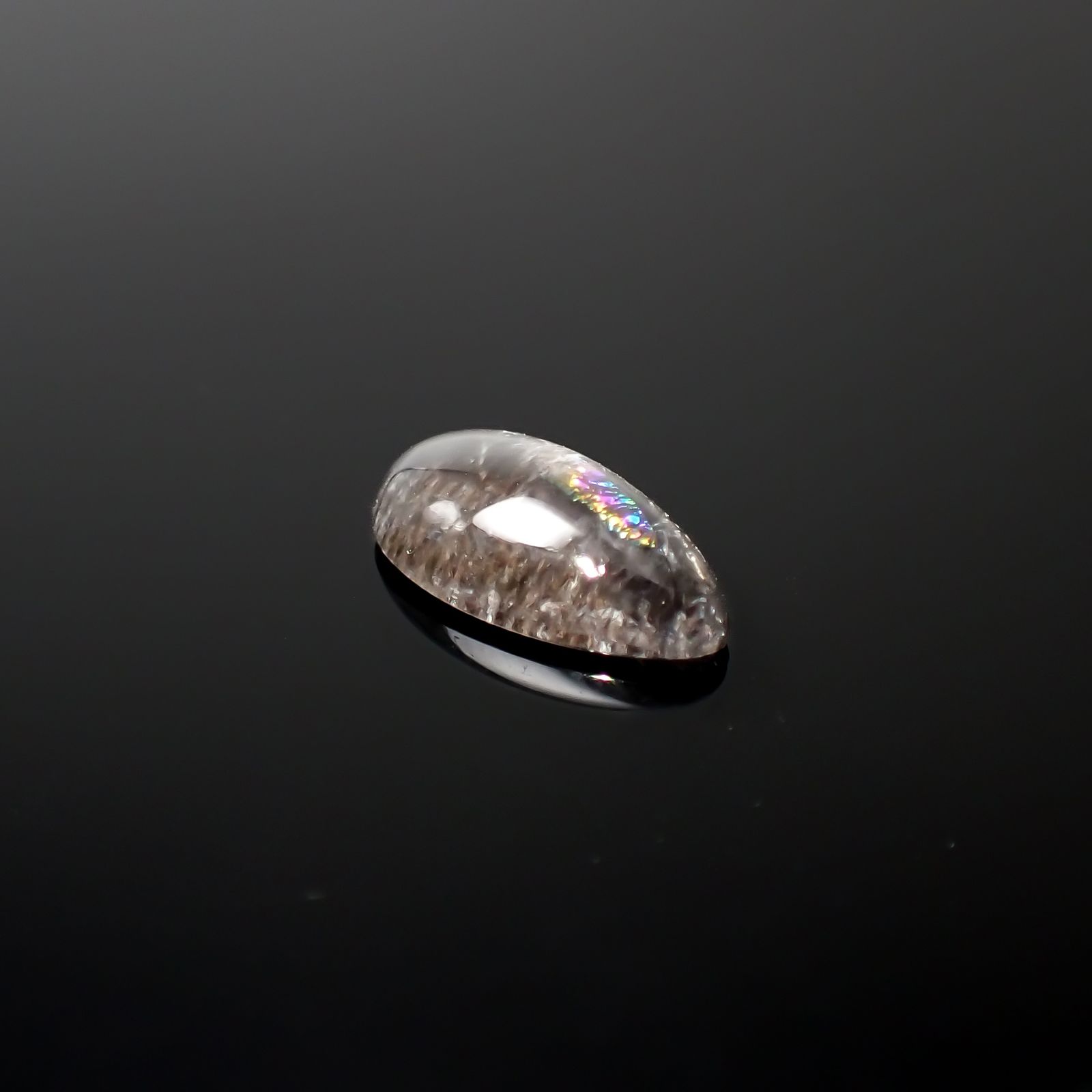アベンチュリンアクアマリン ナイジェリア産 2.14ct[240226041]12.5x6.7mm前後