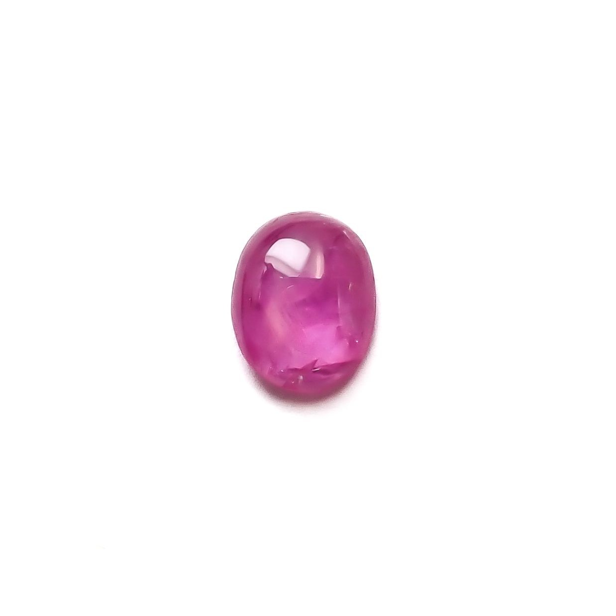 スタールビー ビルマ産 0.88ct / 6.8x5.2mm前後 [260532247]