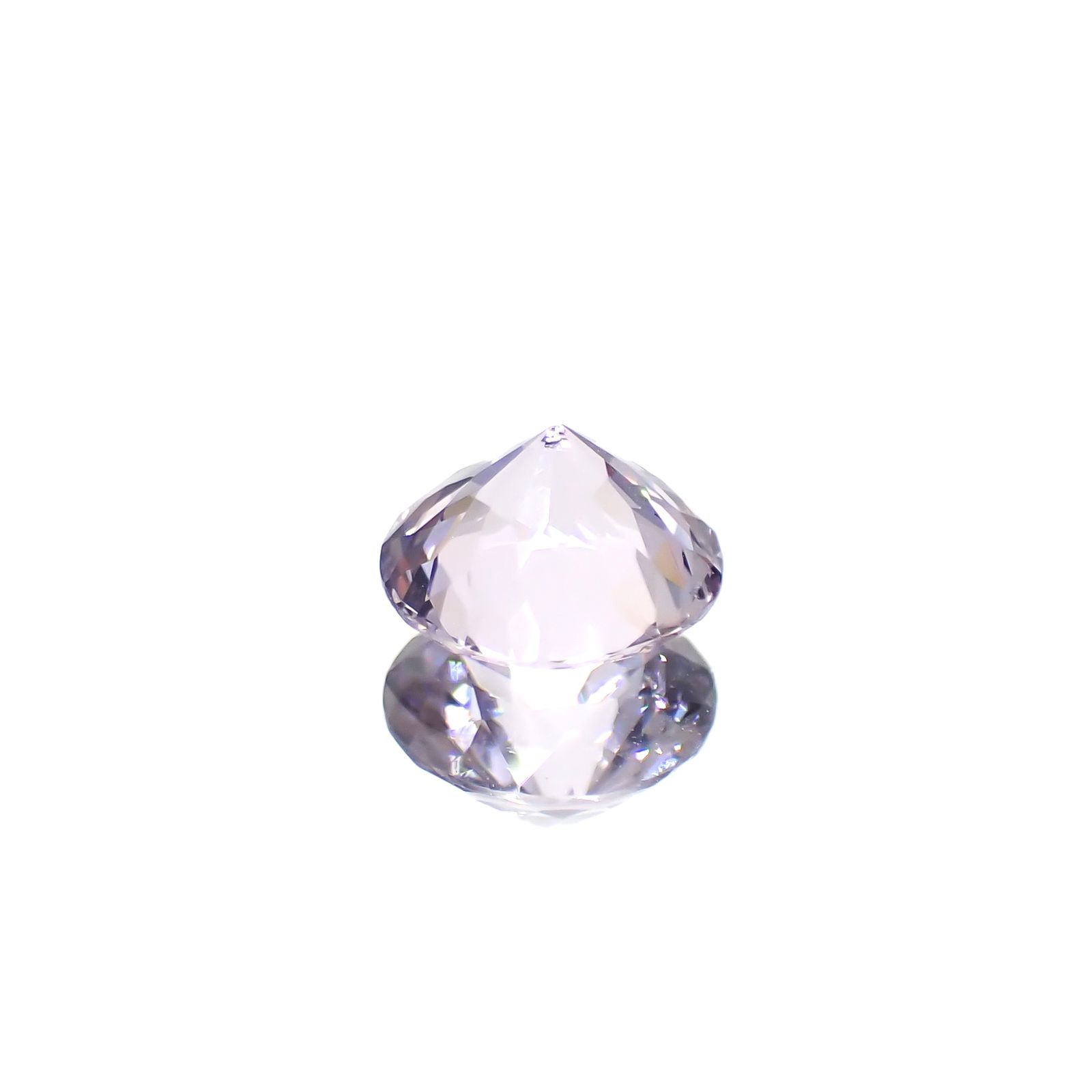 ラベンダースピネル(宝石名スピネル)ビルマ/マダガスカル産 0.93ct 識別済[241029263]6.1x6mm前後