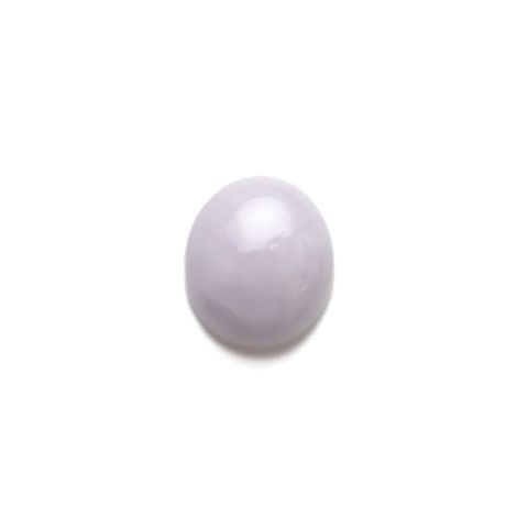 ラベンダー翡翠 ビルマ産 9.07ct [221219381]13.8x11.9mm前後