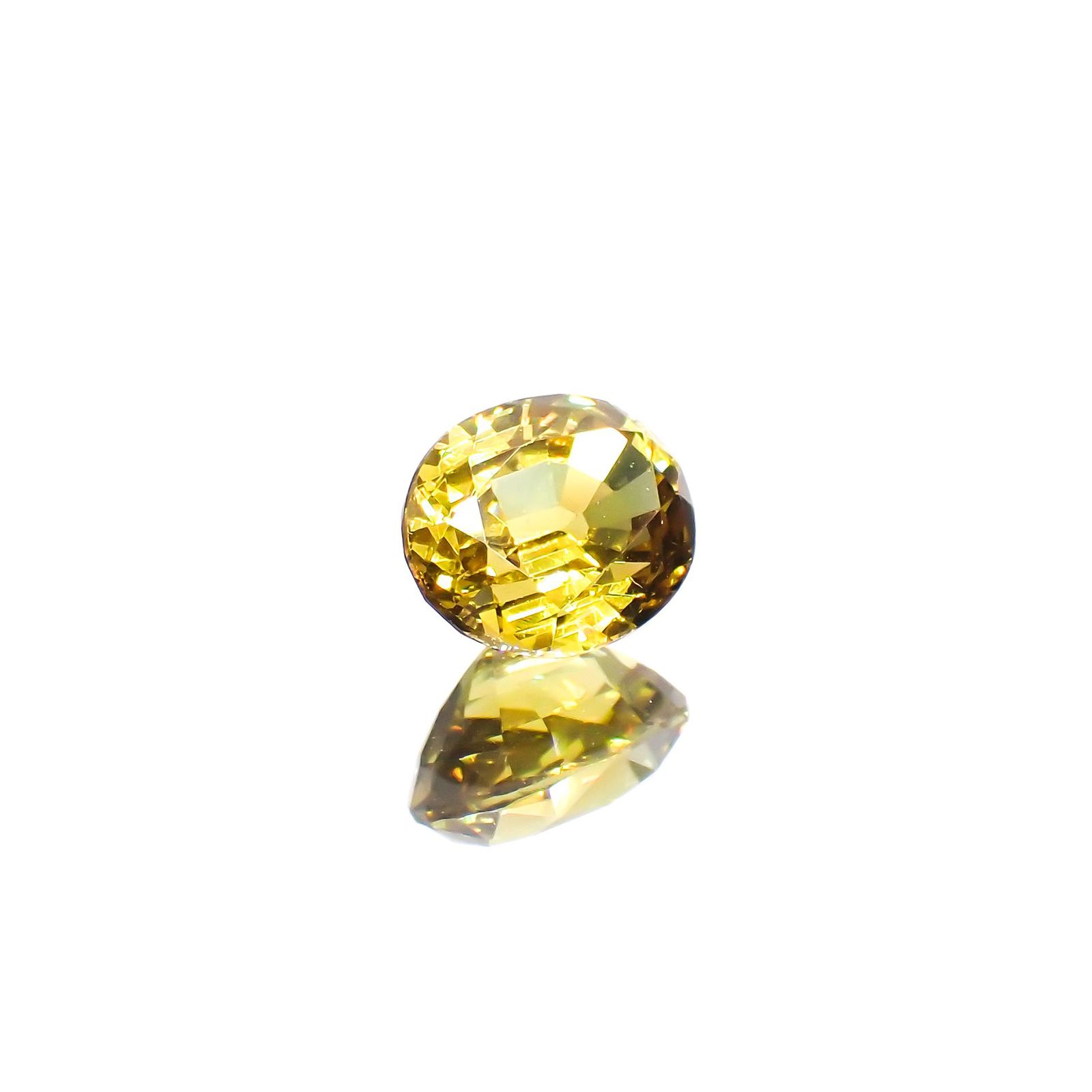 マリガーネット(宝石名グロッシュラー アンドラダイト・ガーネット)マリ共和国産 1.41ct 識別済[220115235]7x5.9mm前後