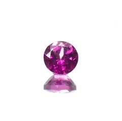 マラヤガーネット(宝石名ガーネット)タンザニア産 識別済 0.40ct / 4x3.9mm前後 [230823051]