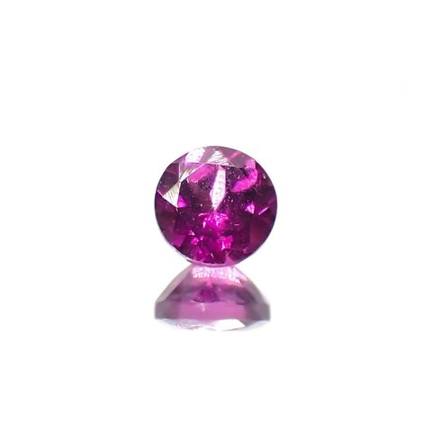 マラヤガーネット(宝石名ガーネット)タンザニア産 識別済 0.40ct / 4x3.9mm前後 [230823051]