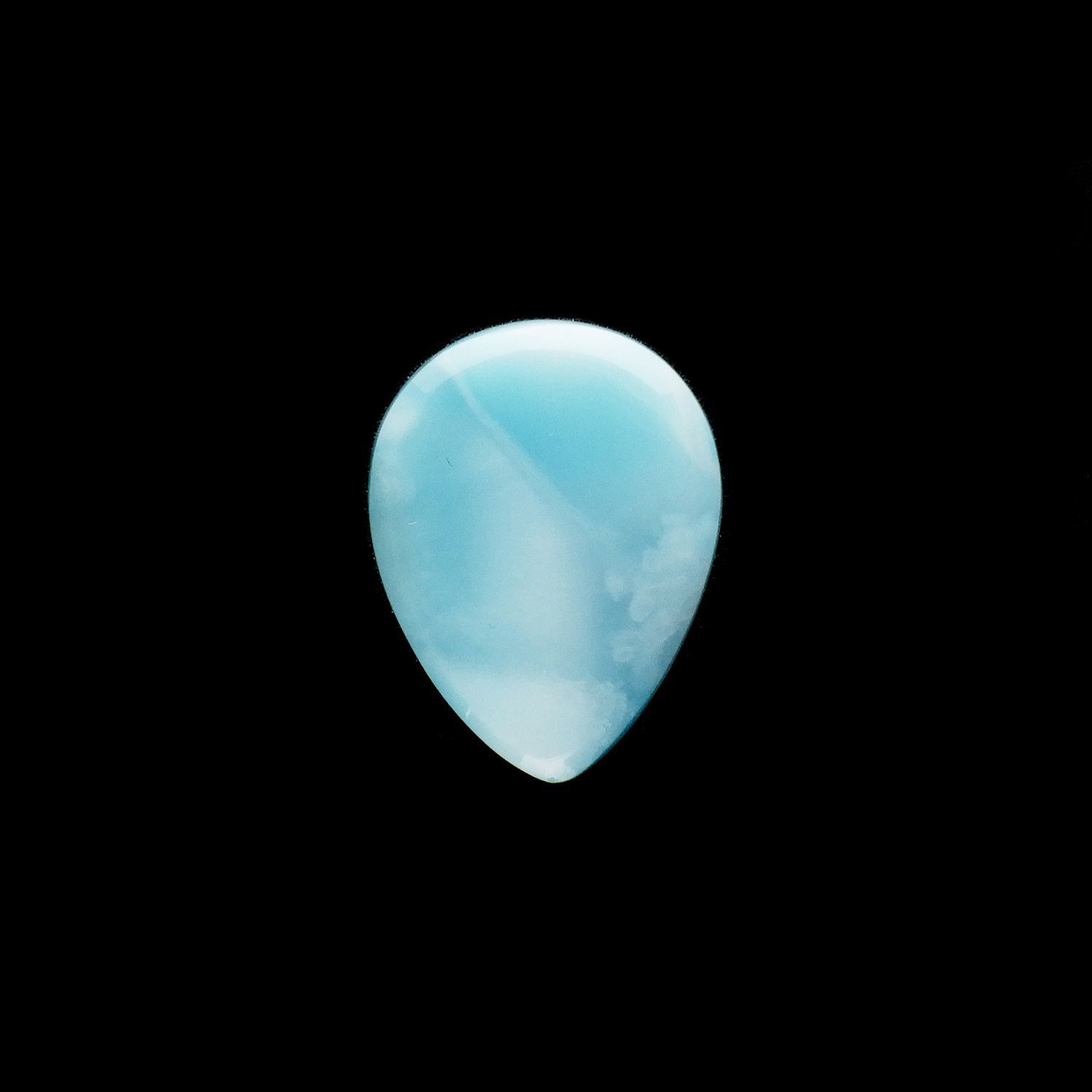 ラリマー(宝石名ブルー・ペクトライト) ドミニカ共和国産 29.35ct 識別済[240212106]21.1×16.1mm前後