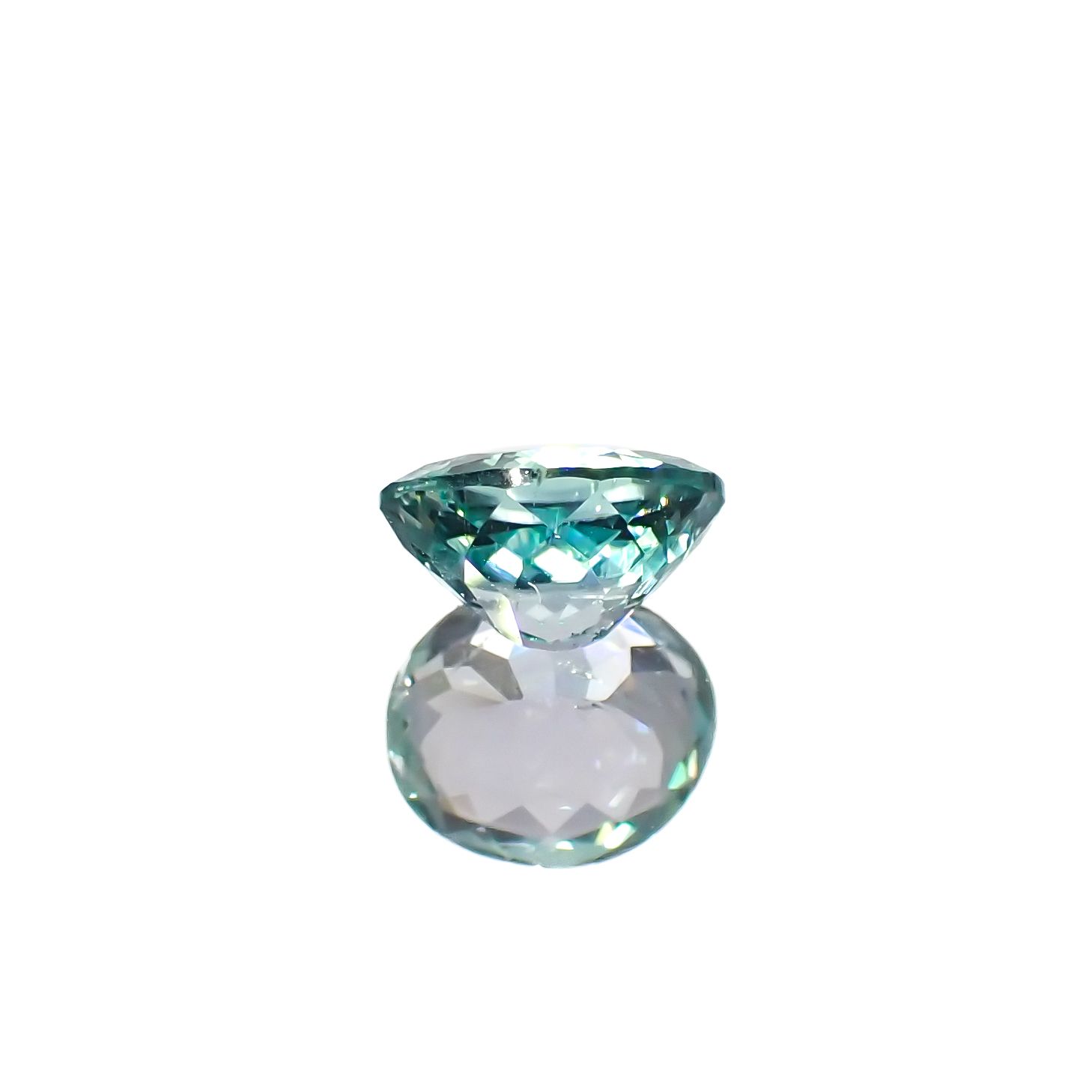 ブルーグリーンコーネルピン タンザニア産 1.15ct[240327011]7.2x6.1mm前後