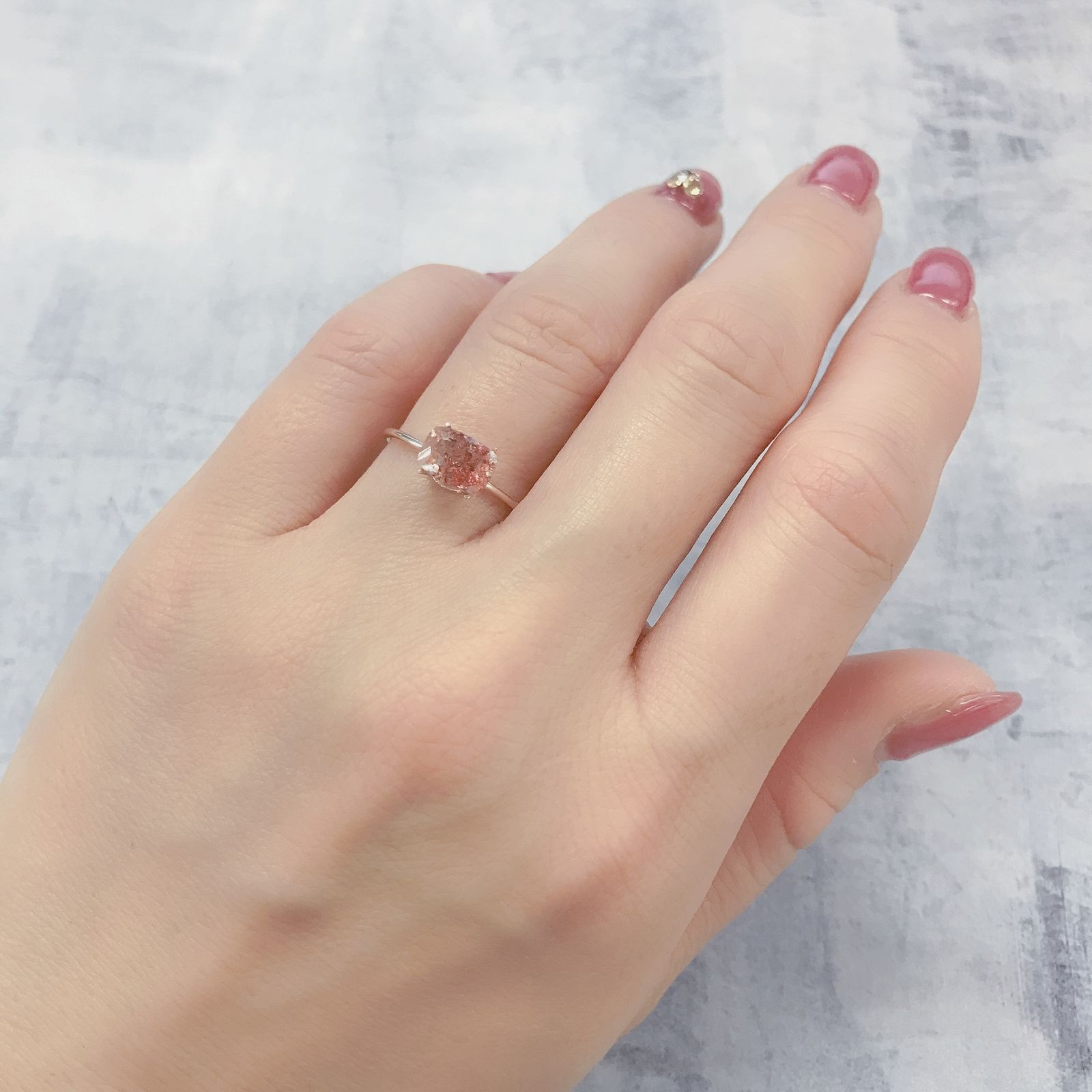 ファイヤークォーツ ナイジェリア産 1.01ct[220114767]7.3x5.1mm前後