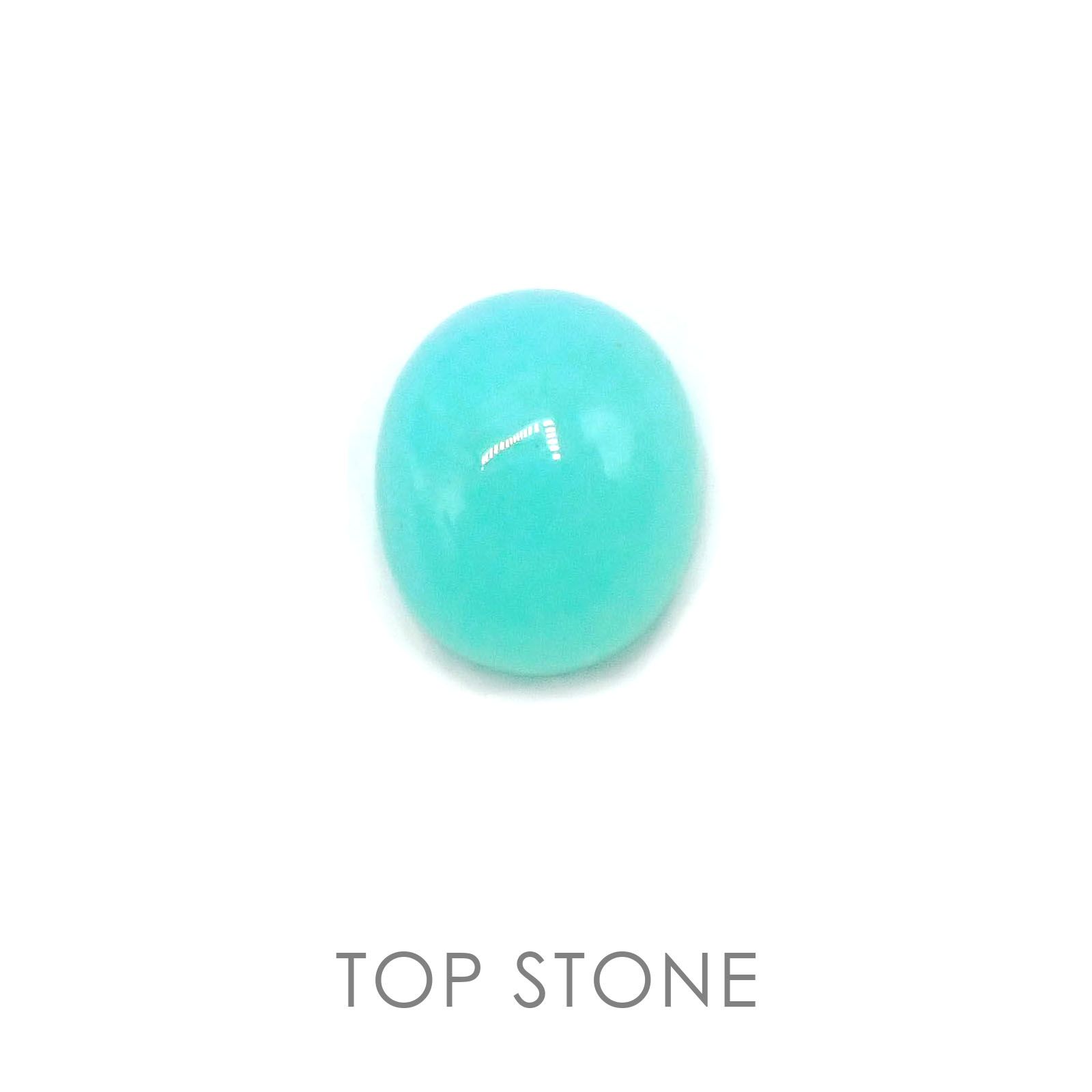 ブルーオパール ペルー産 ルース 4.63ct[20084718]12×10.1mm前後