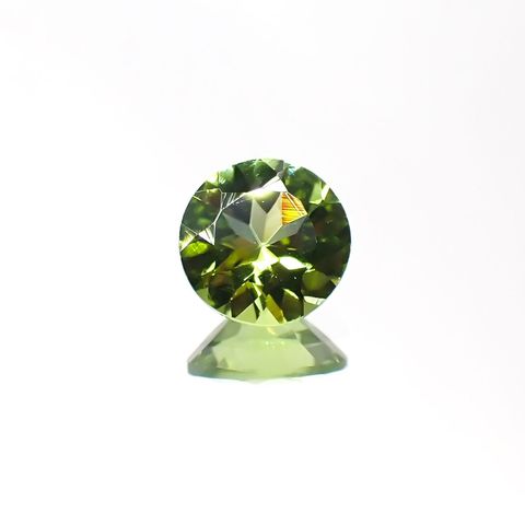 ペリドット(宝石名ペリドット) パキスタン産 1.134ct ソ付(日独)[211013082]6.9×6.9mm前後