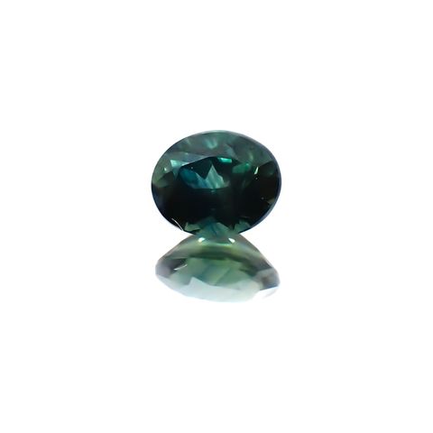 サファイア(宝石名サファイア)ケニア産 0.56ct 識別済[231124236]5.3x4.2mm前後