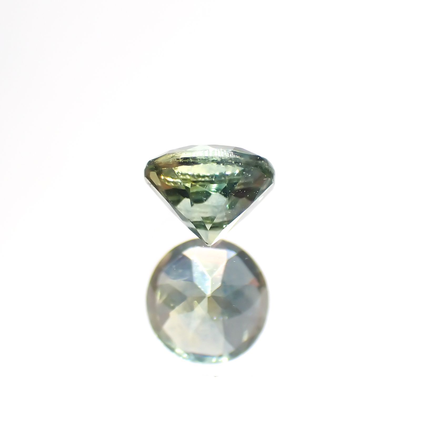 モンタナサファイア(宝石名サファイア)アメリカ・モンタナ州産 0.35ct 識別済[220114013]3.9x3.9mm前後