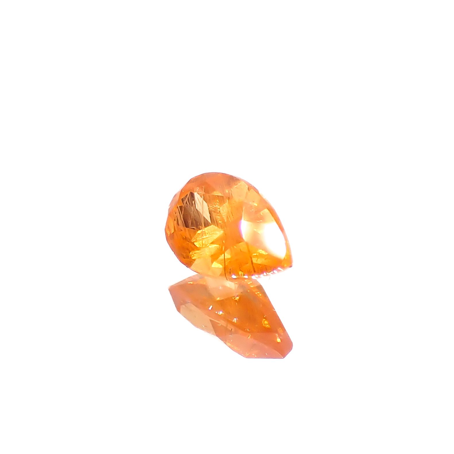 マンダリンガーネット マダガスカル産 0.31ct[240628216]4.9x3.2mm前後