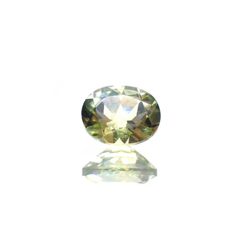 モンタナサファイア(宝石名サファイア)アメリカ・モンタナ州産 識別済 0.49ct / 5.2x4.1mm前後 [260414014]