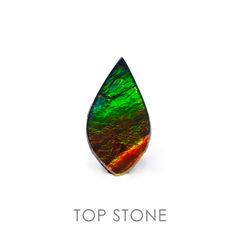 ◇フリーフォーム◇アンモライト カナダ産 ルース 3.71ct[20129021]16.3×8.8mm前後