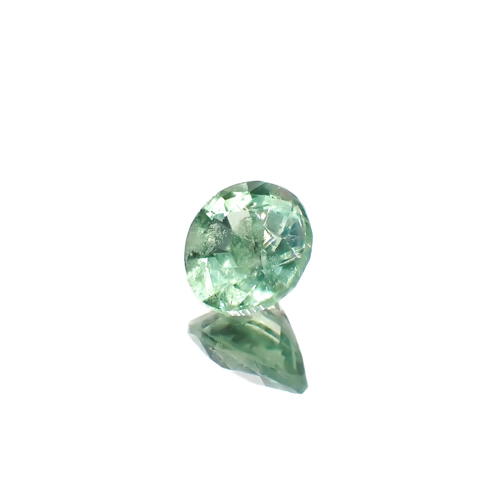 グリーンカイヤナイト タンザニア産 0.97ct[240928812]6x5.9mm前後