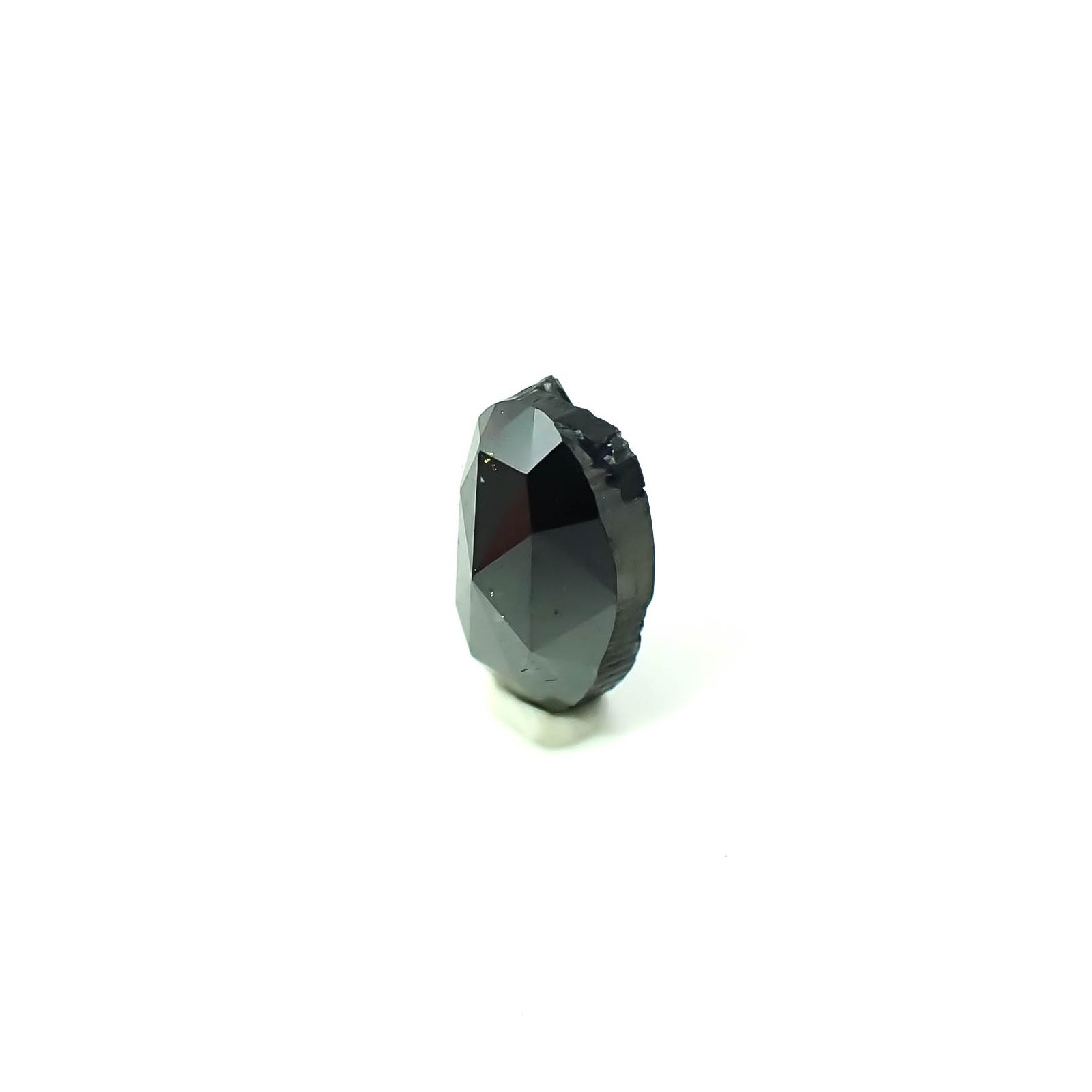 ◇ローズカット◇ブラックダイヤモンド ジンバブエ産 0.68ct / 6.2x4.1mm前後 [251131324]