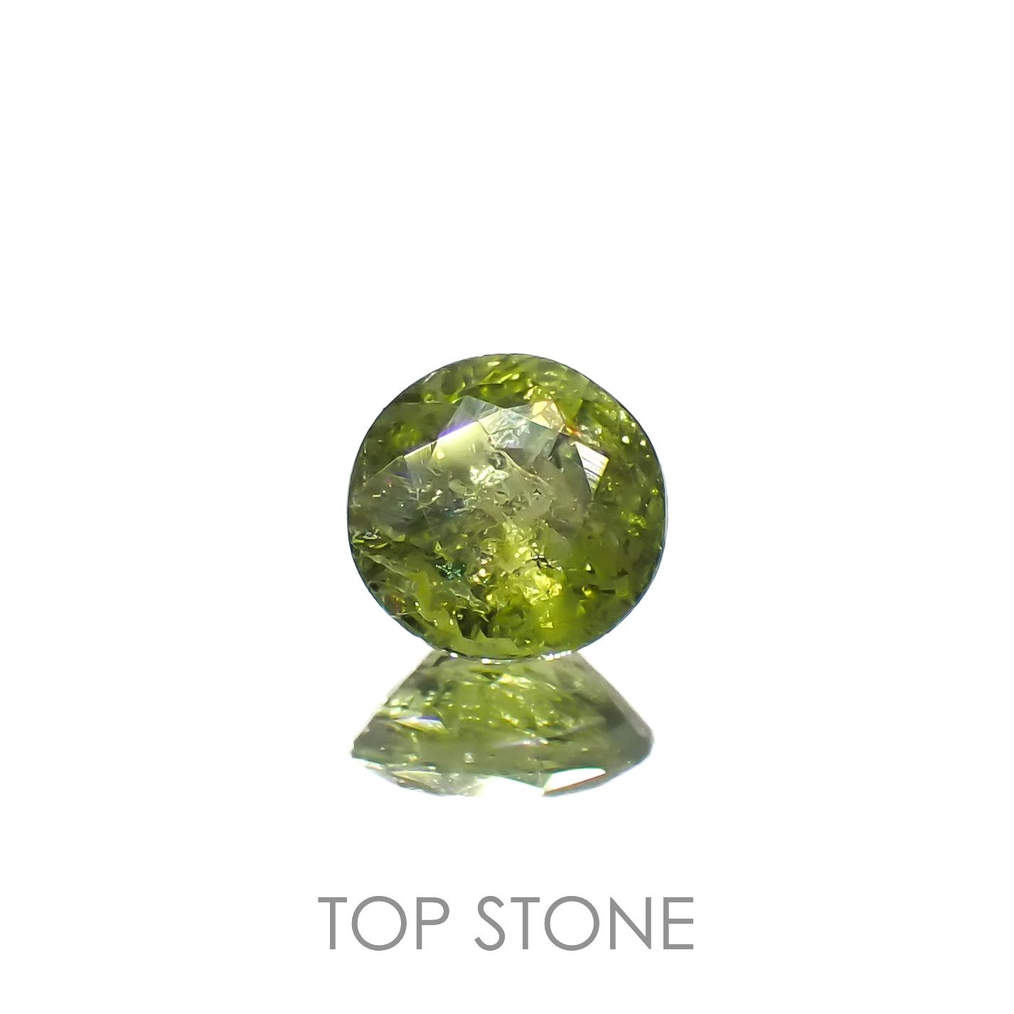 イリデッセンスクロムトルマリン(宝石名トルマリン)ケニア産 0.46ct 識別済[221119099]5x5mm前後