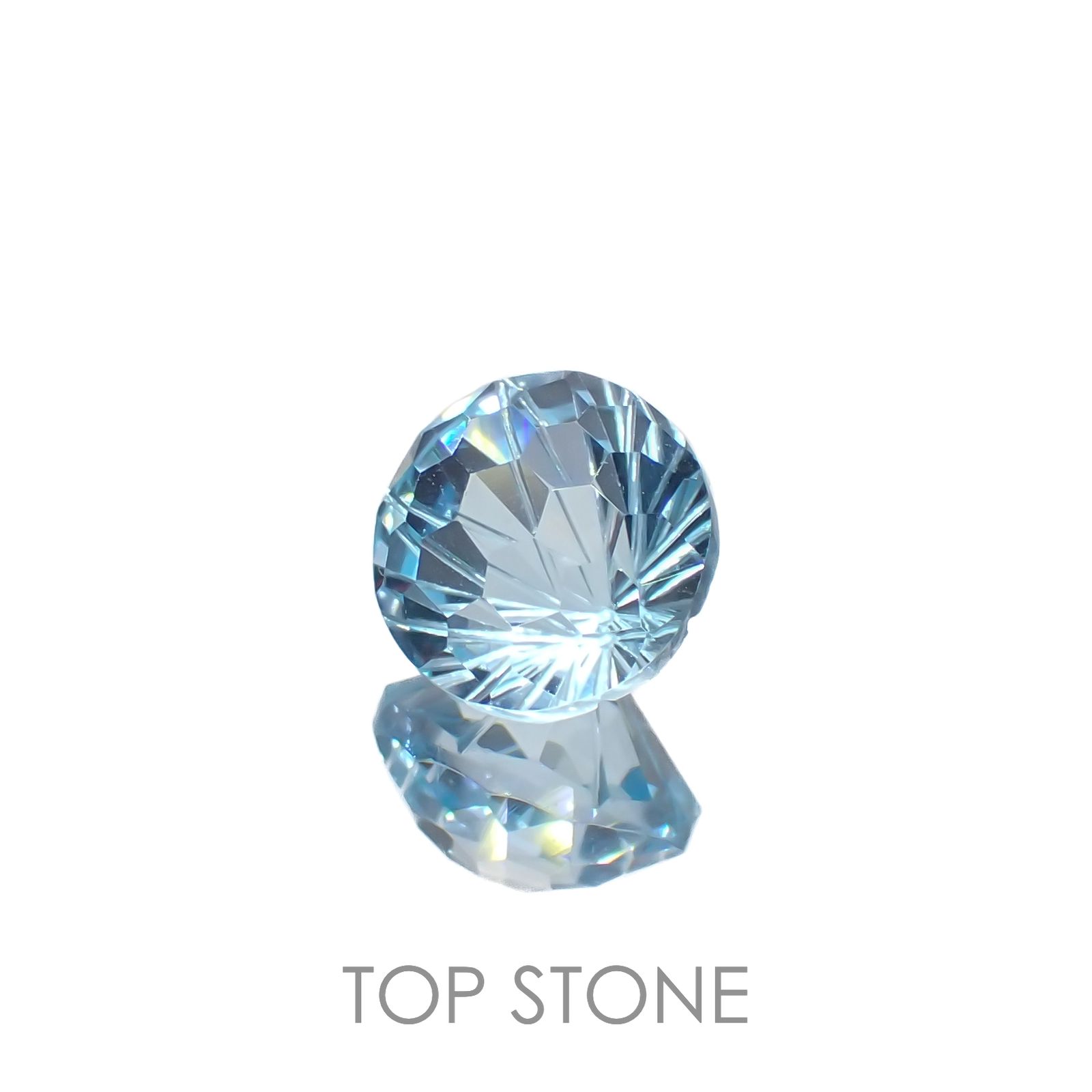 ◇カスタムカット◇ブルートパーズ ブラジル産 2.97ct[221219357]8.2x8.2mm前後