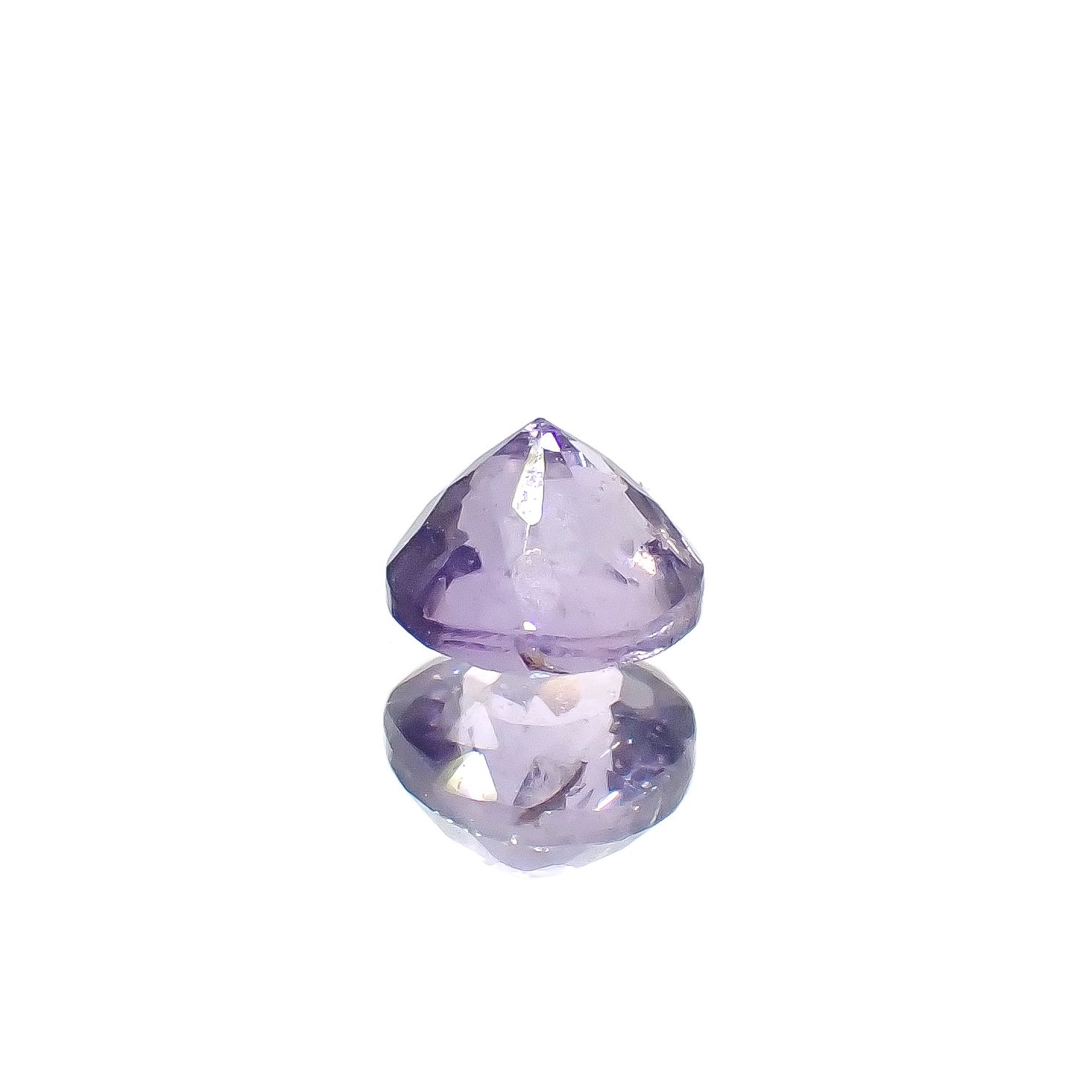 マリアライト(宝石名パープル・スキャポライト)スリランカ産 0.48ct 識別済[240326980]4.9x4.8mm前後